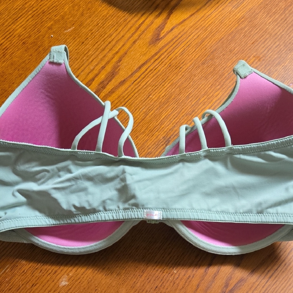 PINK Victoria's Secret Mint and Pink Bra 38DD